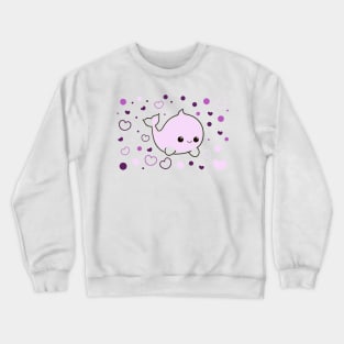 Cute Baby Narwhal Crewneck Sweatshirt